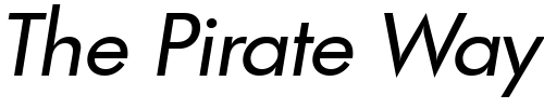 Font : PeterBecker-Italic Custom Text : The Pirate Way Test your own text here Click to download or to view this font on a tshirt that can be custom printed in Bali