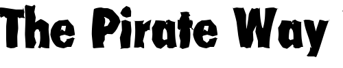 Font : PeterBeckerCondRandom-ExtraBold-Regular Custom Text : The Pirate Way Test your own text here Click to download or to view this font on a tshirt that can be custom printed in Bali