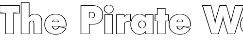 Font : PeterBeckerOutline-ExtraBold-Regular Custom Text : The Pirate Way Test your own text here Click to download or to view this font on a tshirt that can be custom printed in Bali