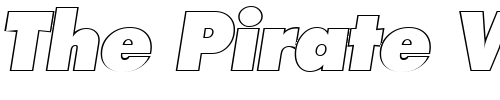 Font : PeterBeckerOutline-Heavy-Italic Custom Text : The Pirate Way Test your own text here Click to download or to view this font on a tshirt that can be custom printed in Bali
