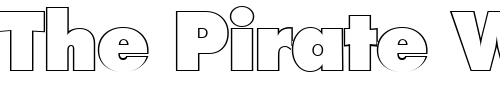 Font : PeterBeckerOutline-Heavy-Regular Custom Text : The Pirate Way Test your own text here Click to download or to view this font on a tshirt that can be custom printed in Bali