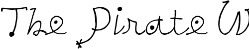 Font : Peters-Miro-TooITC-TT Custom Text : The Pirate Way Test your own text here Click to download or to view this font on a tshirt that can be custom printed in Bali