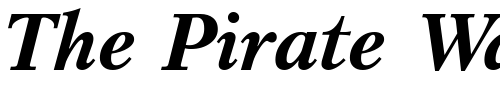Font : PetersburgCTT-BoldItalic Custom Text : The Pirate Way Test your own text here Click to download or to view this font on a tshirt that can be custom printed in Bali
