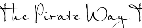 Font : Petra-Script-EF-Alternate Custom Text : The Pirate Way Test your own text here Click to download or to view this font on a tshirt that can be custom printed in Bali