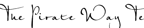 Font : PetrasScriptEF Custom Text : The Pirate Way Test your own text here Click to download or to view this font on a tshirt that can be custom printed in Bali