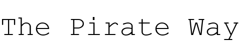Font : PhaisarnFixed Custom Text : The Pirate Way Test your own text here Click to download or to view this font on a tshirt that can be custom printed in Bali