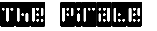 Font : PhlexOcto-Negative Custom Text : The Pirate Way Test your own text here Click to download or to view this font on a tshirt that can be custom printed in Bali