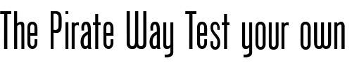 Font : PhoenixAmerican-Regular Custom Text : The Pirate Way Test your own text here Click to download or to view this font on a tshirt that can be custom printed in Bali