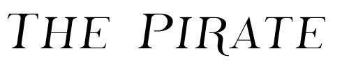 Font : Phosphorus-Sulphide Custom Text : The Pirate Way Test your own text here Click to download or to view this font on a tshirt that can be custom printed in Bali
