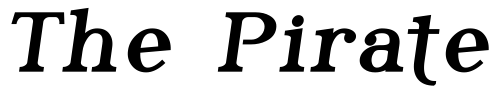 Font : Phosphorus-Tribromide Custom Text : The Pirate Way Test your own text here Click to download or to view this font on a tshirt that can be custom printed in Bali