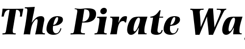 Font : Photina-MT-Bold-Italic Custom Text : The Pirate Way Test your own text here Click to download or to view this font on a tshirt that can be custom printed in Bali