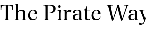 Font : PhotinaMT Custom Text : The Pirate Way Test your own text here Click to download or to view this font on a tshirt that can be custom printed in Bali