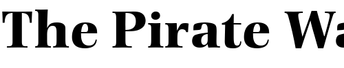 Font : PhotinaMT-Bold Custom Text : The Pirate Way Test your own text here Click to download or to view this font on a tshirt that can be custom printed in Bali