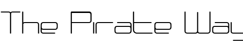 Font : PhutureRndClsd-Plain Custom Text : The Pirate Way Test your own text here Click to download or to view this font on a tshirt that can be custom printed in Bali
