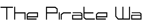 Font : PhutureSqrdClsd-Bold Custom Text : The Pirate Way Test your own text here Click to download or to view this font on a tshirt that can be custom printed in Bali