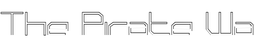 Font : PhutureSqrdClsd-Outline Custom Text : The Pirate Way Test your own text here Click to download or to view this font on a tshirt that can be custom printed in Bali
