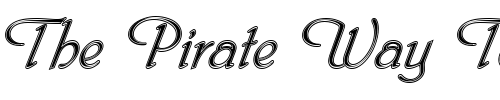 Font : PhyllisDIn1 Custom Text : The Pirate Way Test your own text here Click to download or to view this font on a tshirt that can be custom printed in Bali