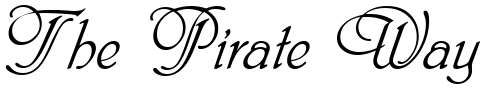 Font : PhyllisSwash Custom Text : The Pirate Way Test your own text here Click to download or to view this font on a tshirt that can be custom printed in Bali
