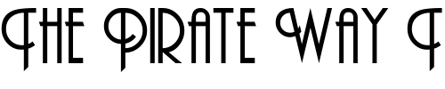 Font : PiattiSSK Custom Text : The Pirate Way Test your own text here Click to download or to view this font on a tshirt that can be custom printed in Bali