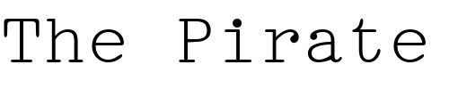 Font : Pica-10-Pitch-BT Custom Text : The Pirate Way Test your own text here Click to download or to view this font on a tshirt that can be custom printed in Bali