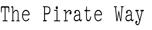 Font : PicaCondensed Custom Text : The Pirate Way Test your own text here Click to download or to view this font on a tshirt that can be custom printed in Bali