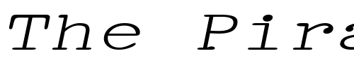 Font : PicaExtended-Italic Custom Text : The Pirate Way Test your own text here Click to download or to view this font on a tshirt that can be custom printed in Bali