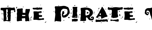 Font : PicanteSSK Custom Text : The Pirate Way Test your own text here Click to download or to view this font on a tshirt that can be custom printed in Bali