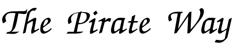 Font : Pierre-Light Custom Text : The Pirate Way Test your own text here Click to download or to view this font on a tshirt that can be custom printed in Bali