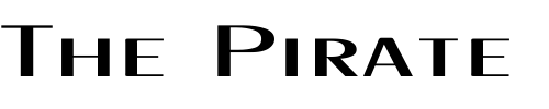Font : PigNoseTyp-Bold Custom Text : The Pirate Way Test your own text here Click to download or to view this font on a tshirt that can be custom printed in Bali