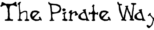 Font : Pigeon-Street Custom Text : The Pirate Way Test your own text here Click to download or to view this font on a tshirt that can be custom printed in Bali