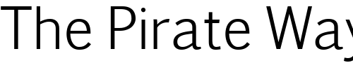 Font : Pigiarniq-Light Custom Text : The Pirate Way Test your own text here Click to download or to view this font on a tshirt that can be custom printed in Bali