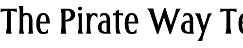 Font : Pilgrim-Bold Custom Text : The Pirate Way Test your own text here Click to download or to view this font on a tshirt that can be custom printed in Bali