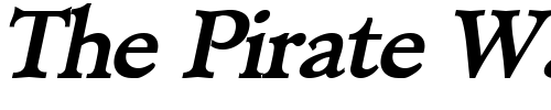 Font : Pilgrim-BoldItalic Custom Text : The Pirate Way Test your own text here Click to download or to view this font on a tshirt that can be custom printed in Bali