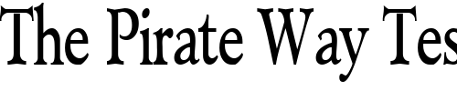 Font : PilgrimCondensed Custom Text : The Pirate Way Test your own text here Click to download or to view this font on a tshirt that can be custom printed in Bali