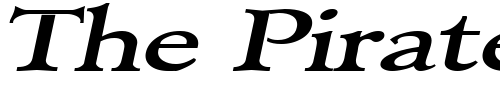 Font : PilgrimExtended-Italic Custom Text : The Pirate Way Test your own text here Click to download or to view this font on a tshirt that can be custom printed in Bali