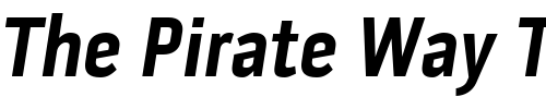 Font : PillGothic300mg-BoldObq Custom Text : The Pirate Way Test your own text here Click to download or to view this font on a tshirt that can be custom printed in Bali