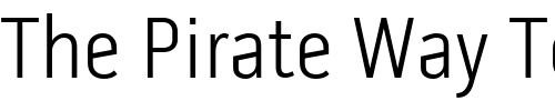 Font : PillGothic300mg-Light Custom Text : The Pirate Way Test your own text here Click to download or to view this font on a tshirt that can be custom printed in Bali