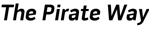 Font : PillGothic600mg-BoldObq Custom Text : The Pirate Way Test your own text here Click to download or to view this font on a tshirt that can be custom printed in Bali