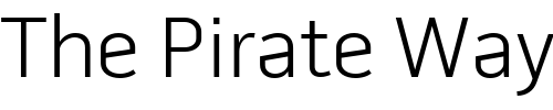 Font : PillGothic600mg-Light Custom Text : The Pirate Way Test your own text here Click to download or to view this font on a tshirt that can be custom printed in Bali