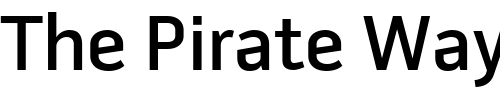 Font : PillGothic600mg-Semibd Custom Text : The Pirate Way Test your own text here Click to download or to view this font on a tshirt that can be custom printed in Bali