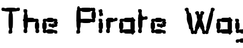 Font : Pillo-Talk Custom Text : The Pirate Way Test your own text here Click to download or to view this font on a tshirt that can be custom printed in Bali