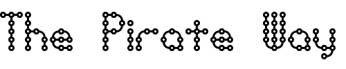 Font : Pindown-X-Plain-BRK Custom Text : The Pirate Way Test your own text here Click to download or to view this font on a tshirt that can be custom printed in Bali