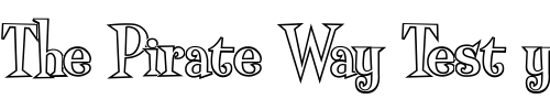 Font : Pink-Martini-BV-Outline Custom Text : The Pirate Way Test your own text here Click to download or to view this font on a tshirt that can be custom printed in Bali