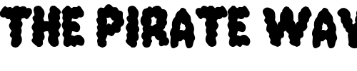 Font : PinkCandyPopcornFont Custom Text : The Pirate Way Test your own text here Click to download or to view this font on a tshirt that can be custom printed in Bali