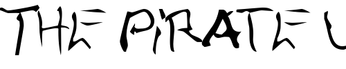 Font : Pio Custom Text : The Pirate Way Test your own text here Click to download or to view this font on a tshirt that can be custom printed in Bali