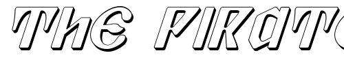 Font : Piper-Pie-3D-Italic Custom Text : The Pirate Way Test your own text here Click to download or to view this font on a tshirt that can be custom printed in Bali