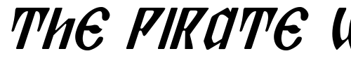 Font : Piper-Pie-Cond-Italic Custom Text : The Pirate Way Test your own text here Click to download or to view this font on a tshirt that can be custom printed in Bali
