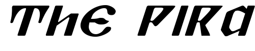 Font : Piper-Pie-ExpItal Custom Text : The Pirate Way Test your own text here Click to download or to view this font on a tshirt that can be custom printed in Bali