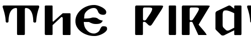 Font : Piper-Pie-Expanded Custom Text : The Pirate Way Test your own text here Click to download or to view this font on a tshirt that can be custom printed in Bali