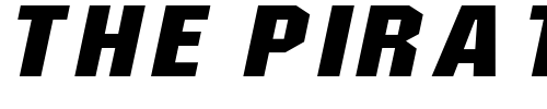Font : PittsburghExtended-Oblique Custom Text : The Pirate Way Test your own text here Click to download or to view this font on a tshirt that can be custom printed in Bali